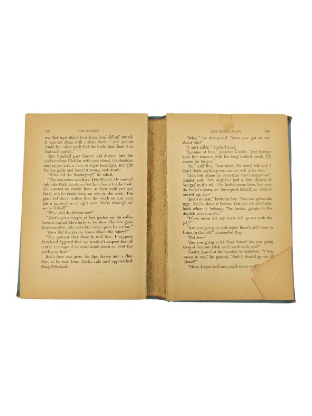 Roy Rogers And The Gopher Creek Gunman Don Middleton 1945 Hardcover Whitman - Picture 4 of 16